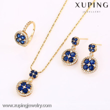 62636-Xuping elegante casamento cristal jóias clássico luxo conjunto